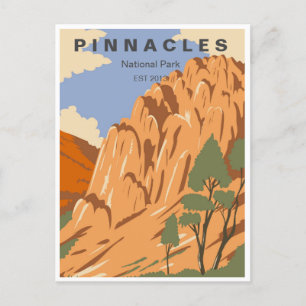 Carte Postale Vintage voyage Pinnacles National Park California