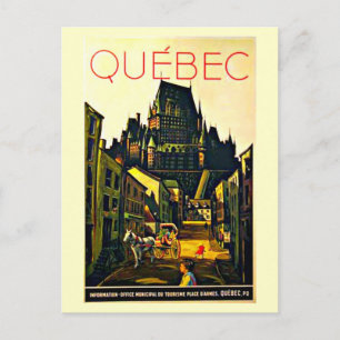Carte postale Vintage voyage-Québec
