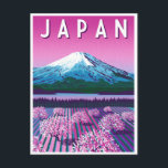 Carte Postale vintage Voyage retro aquarelle Japon<br><div class="desc">vintage,  rétro,  voyage,  moderne,  aquarelle,  classique,  carte postale japonaise, </div>