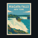 Carte Postale Vintage voyage rétro Niagara Falls New York<br><div class="desc">Découvrez les merveilles majestueuses des chutes du Niagara avec cette carte postale rétro inspirée du voyage. Niché dans une ambiance nostalgique et un charme vintage, cet article capture la grandeur et la beauté intemporelle d'une des merveilles naturelles les plus célèbres du monde. Parfait pour les aventuriers, les romantiques et les...</div>
