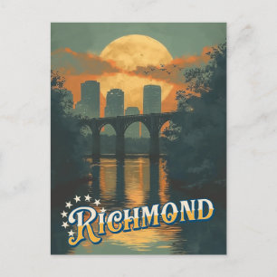 Carte postale Vintage voyage - Richmond, Virginie