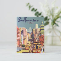 Vintage voyage San Francisco Changement d'adresse