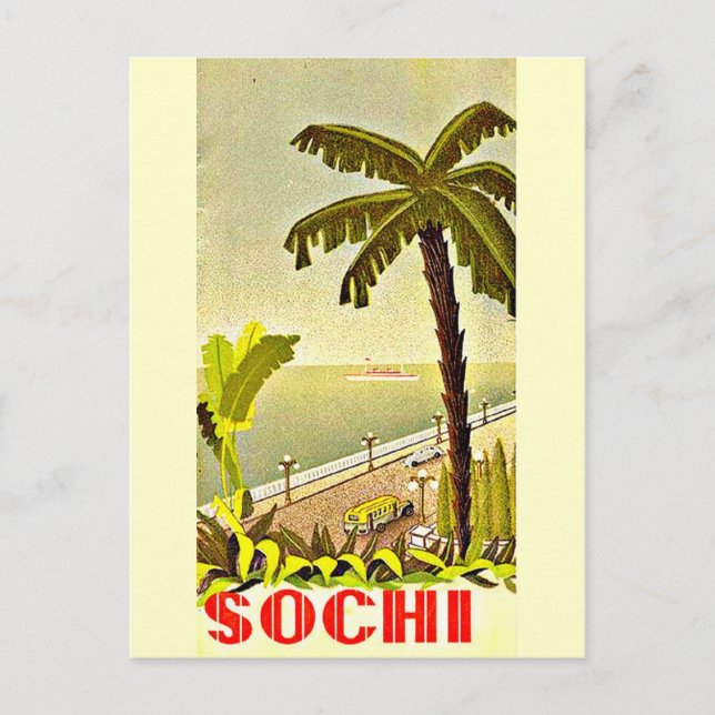 Carte postale Vintage voyage-Sotchi (Devant)