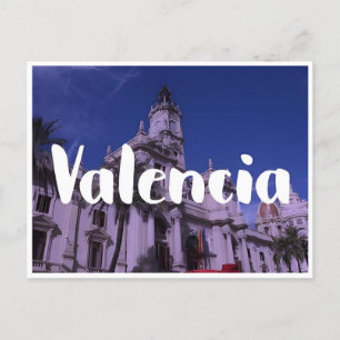Carte Postale Vintage voyage Valencia Espagne Retro
