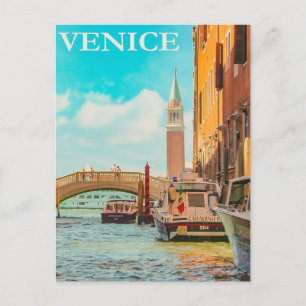 Carte postale Vintage voyage Venice, Italie