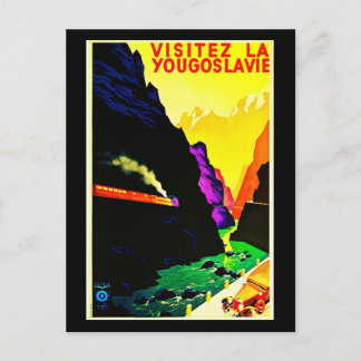 Carte postale Vintage voyage-Yougoslavie