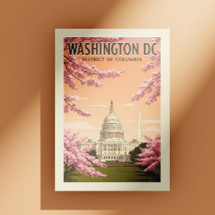 Carte Postale Vintage Washington D.C.