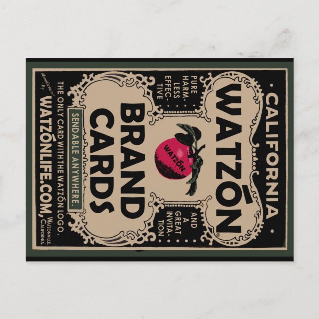 Carte Postale Vintage Watzón © (Devant)