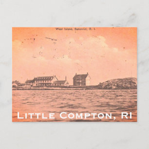 Carte Postale Vintage West Island, Sakonnet - Little Compton, RI