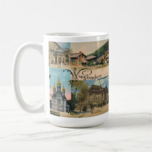 Carte postale Vintage Wiesbaden Souvenir Mug 15oz