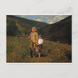 Carte Postale Vintage Winslow Homer Traversant le pâturage