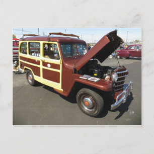 Carte Postale Vintage Woody