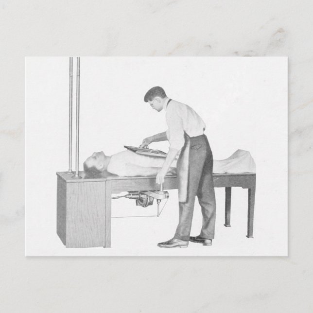 Carte Postale Vintage X-Ray Man (Devant)