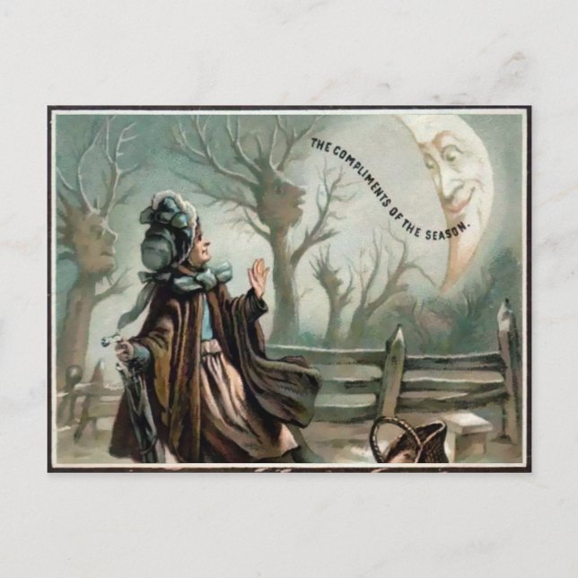 Carte Postale Vintages compléments victoriens Noël (Devant)