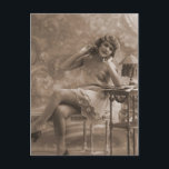 Carte Postale Vintages flappers d'antiquités, portraits de femme<br><div class="desc">Portraits vintages et anciens de femmes - flappers, femmes en lingerie, femmes en casquette, fourrures et maillots de bain. assortiment Extraordinaire de vêtements vintages, coiffures et styles photographiques. N'hésitez pas à ajouter votre propre texte à ces belles photos. Parfait pour la Fête des Mères, Pâques, Mariages, Fêtes des mariées, Cartes...</div>