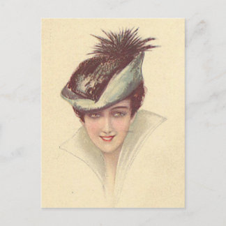 Carte Postale Vintages flappers d'antiquités, portraits de femme