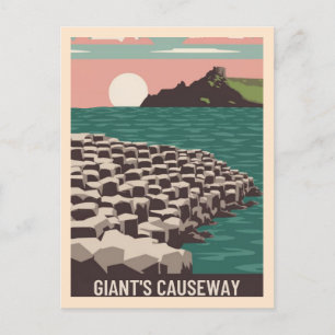 Carte Postale Vintages Giants Causeway Antrim Coast Irlande