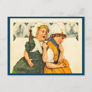 Carte Postale Vintages néerlandaises à la maison