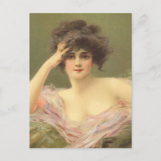Carte Postale Vintages portraits et illustrations d'antiquités d