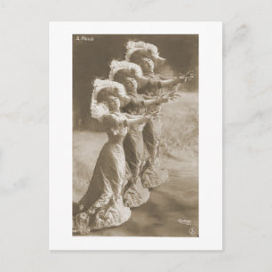 Carte Postale Vintages portraits et illustrations d'antiquités d