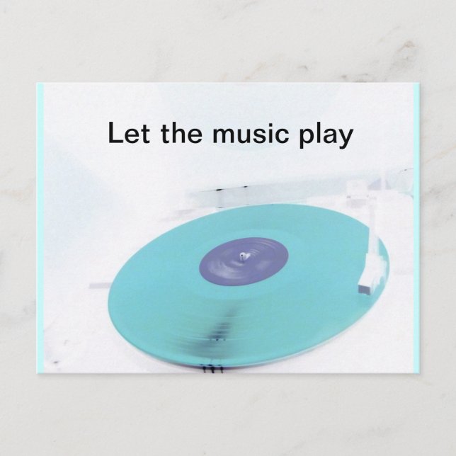 Carte Postale Vinyl Post (Devant)