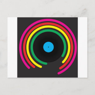 Carte Postale Vinyle rétro