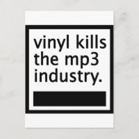 vinyle tue l'industrie mp3 - vintage