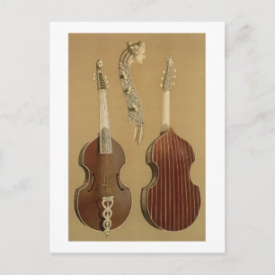 Carte Postale Viola da Gamba, ou basse viole, de Joachim Tielke