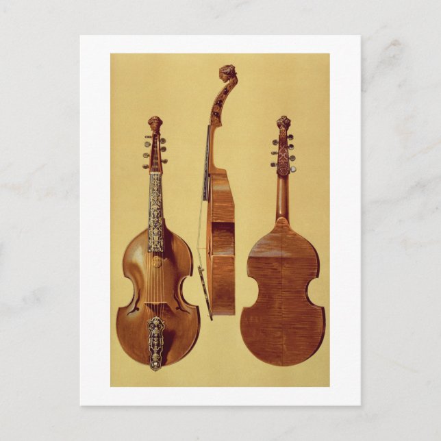 Carte Postale Viola d'Amore, 18ème siècle, de 'Musical Instrum (Devant)