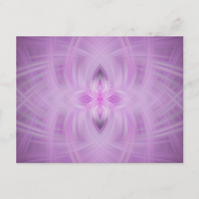 Carte Postale VIOLET - Art fractal - (Devant)