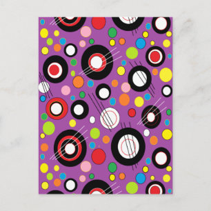 Carte Postale Violet coloré