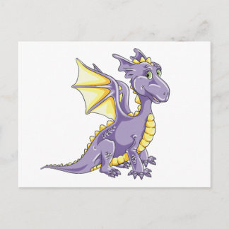 Carte Postale Violet de dragon