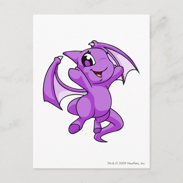 Carte Postale Violet de Shoyru (Devant)