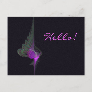 Carte Postale Violet Dervish Art Abstrait