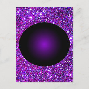 Carte Postale Violet Éclat d'illusion Optique