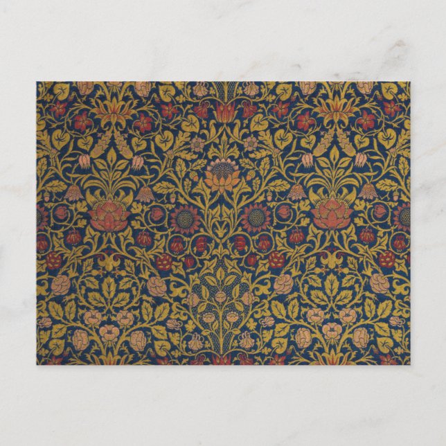 Carte Postale Violet et Columbine par William Morris (Devant)