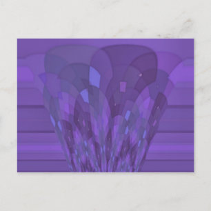 Carte postale violet style Art déco