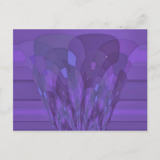 Carte postale violet style Art déco
