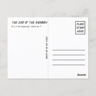 Carte postale, violet, violet, extrémité de l'arc-