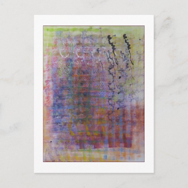 Carte postale violette (Devant)