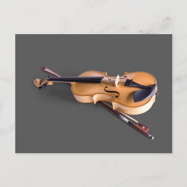 Carte Postale Violon (Devant)
