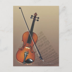 Carte Postale Violon