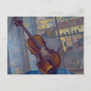 Carte Postale Violon, 1918