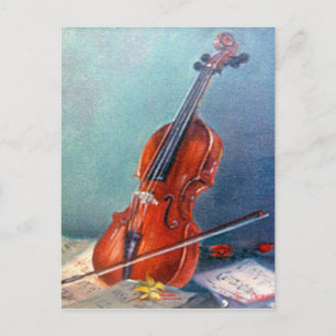 Carte Postale Violon/Violon
