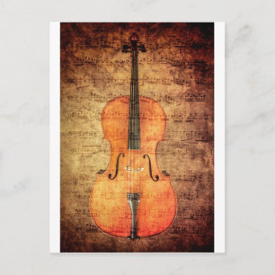 Carte Postale Violoncelle