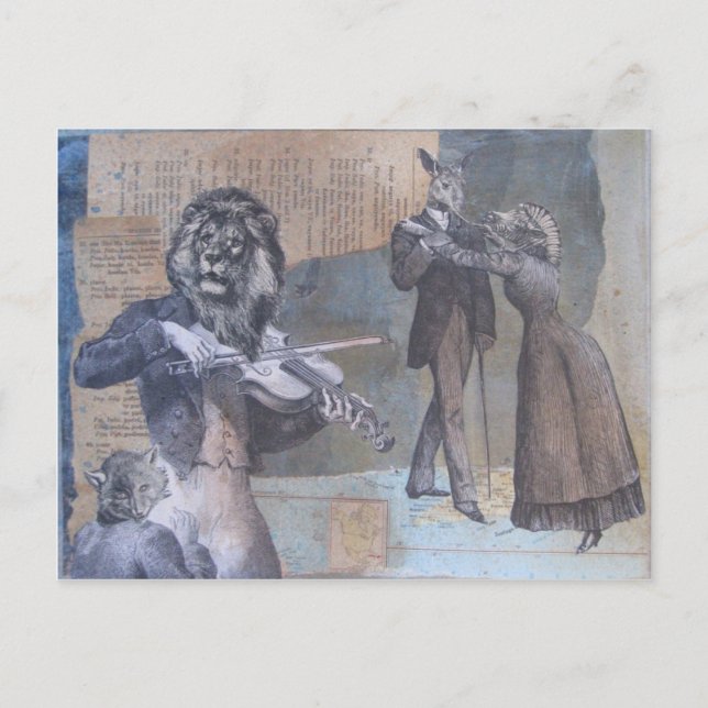 Carte Postale Violoniste (Devant)