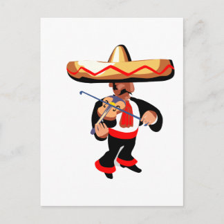Carte Postale violoniste mexicain