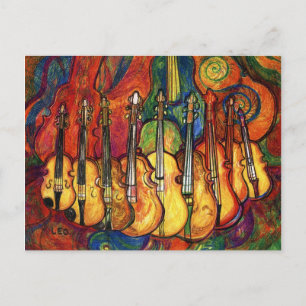 Carte Postale Violons