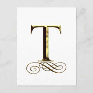 Carte Postale VIP Gold ”T” monogram