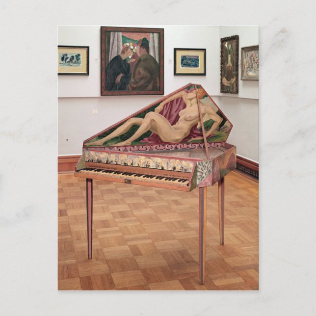 Carte Postale Virginals, peint par Roger Fry (Devant)